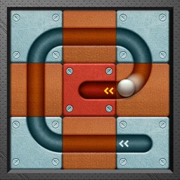 Symbol von Ball Flucht - Ball rollen